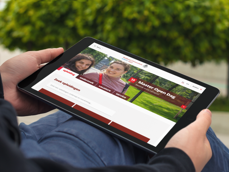 Radboud Universiteit Website 